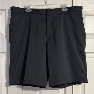 NIKE GOLF Dri-Fit Size 40 Men's Black Flat Front Athleisure Shorts Wicking